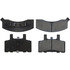 104.03700 by CENTRIC - Posi Quiet Semi-Metallic Brake Pads with Hardware