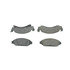 104.00500 by CENTRIC - Posi Quiet Semi-Metallic Brake Pads with Hardware