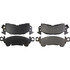 104.00521 by CENTRIC - Posi Quiet Semi-Metallic Brake Pads with Hardware