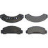 104.03870 by CENTRIC - Posi Quiet Semi-Metallic Brake Pads with Hardware
