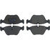 104.03941 by CENTRIC - Posi Quiet Semi-Metallic Brake Pads with Hardware