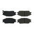 104.04400 by CENTRIC - Posi Quiet Semi-Metallic Brake Pads with Hardware