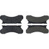 104.04500 by CENTRIC - Posi Quiet Semi-Metallic Brake Pads with Hardware