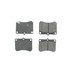 104.04730 by CENTRIC - Posi Quiet Semi-Metallic Brake Pads with Hardware