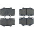 104.05020 by CENTRIC - Posi Quiet Semi-Metallic Brake Pads with Hardware