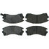 104.05090 by CENTRIC - Posi Quiet Semi-Metallic Brake Pads with Hardware