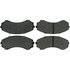 104.05500 by CENTRIC - Posi Quiet Semi-Metallic Brake Pads with Hardware