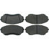 104.05510 by CENTRIC - Posi Quiet Semi-Metallic Brake Pads with Hardware
