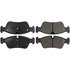 104.05581 by CENTRIC - Posi Quiet Semi-Metallic Brake Pads with Hardware