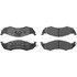 104.05760 by CENTRIC - Posi Quiet Semi-Metallic Brake Pads with Hardware