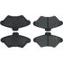 104.06000 by CENTRIC - Posi Quiet Semi-Metallic Brake Pads with Hardware