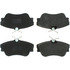 104.06380 by CENTRIC - Posi Quiet Semi-Metallic Brake Pads with Hardware