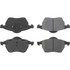 104.06870 by CENTRIC - Posi Quiet Semi-Metallic Brake Pads with Hardware