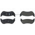 104.06900 by CENTRIC - Posi Quiet Semi-Metallic Brake Pads with Hardware