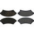 104.06990 by CENTRIC - Posi Quiet Semi-Metallic Brake Pads with Hardware