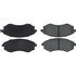 104.07001 by CENTRIC - Posi Quiet Semi-Metallic Brake Pads with Hardware