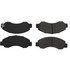 104.07010 by CENTRIC - Posi Quiet Semi-Metallic Brake Pads with Hardware