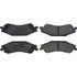 104.07290 by CENTRIC - Posi Quiet Semi-Metallic Brake Pads with Hardware