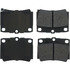 104.07330 by CENTRIC - Posi Quiet Semi-Metallic Brake Pads with Hardware