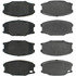 104.07340 by CENTRIC - Posi Quiet Semi-Metallic Brake Pads