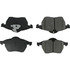 104.07360 by CENTRIC - Posi Quiet Semi-Metallic Brake Pads with Hardware