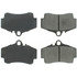 104.07380 by CENTRIC - Posi Quiet Semi-Metallic Brake Pads with Hardware