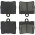 104.07390 by CENTRIC - Posi Quiet Semi-Metallic Brake Pads with Hardware