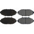 104.07480 by CENTRIC - Posi Quiet Semi-Metallic Brake Pads with Hardware