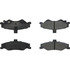 104.07500 by CENTRIC - Posi Quiet Semi-Metallic Brake Pads with Hardware