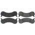 104.07860 by CENTRIC - Posi Quiet Semi-Metallic Brake Pads with Hardware