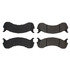 104.07861 by CENTRIC - Posi Quiet Semi-Metallic Brake Pads with Hardware