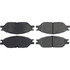 104.0803 by CENTRIC - Posi Quiet Semi-Metallic Brake Pads with Hardware