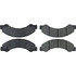 104.08250 by CENTRIC - Posi Quiet Semi-Metallic Brake Pads with Hardware