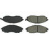 104.08300 by CENTRIC - Posi Quiet Semi-Metallic Brake Pads with Hardware