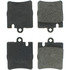 104.08760 by CENTRIC - Posi Quiet Semi-Metallic Brake Pads with Hardware