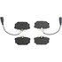 104.08772 by CENTRIC - Posi Quiet Semi-Metallic Brake Pads with Hardware