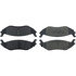 104.08980 by CENTRIC - Posi Quiet Semi-Metallic Brake Pads with Hardware