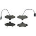 Centric 104.08990 Disc Brake Pad Set Posi Quiet Semi-Metallic Brake Pads with Hardware