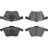 104.09154 by CENTRIC - Posi Quiet Semi-Metallic Brake Pads with Hardware