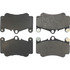 104.0916 by CENTRIC - Posi Quiet Semi-Metallic Brake Pads with Hardware