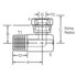 Dayco 142592 Hydraulic Coupling / Adapter 12MP-06FN90