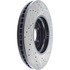 127.33136R by CENTRIC - Slotted Drilled Rotor