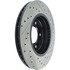 127.34048R by CENTRIC - Slotted Drilled Rotor