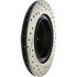 127.34078R by CENTRIC - Slotted Drilled Rotor