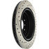 127.34091L by CENTRIC - Slotted Drilled Rotor