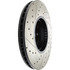 Centric 127.34096CL Disc Brake Rotor Sportstop Cryo Drilled & Slotted Rotor, Left