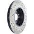 127.34101 by CENTRIC - Centric Premium OE Style Drilled and Slotted Brake Rotor