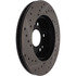 Centric 127.35015L Disc Brake Rotor Slotted Drilled Rotor