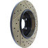 127.35022R by CENTRIC - Slotted Drilled Rotor