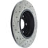 127.35034CL by CENTRIC - Sportstop Cryo Drilled & Slotted Rotor, Left